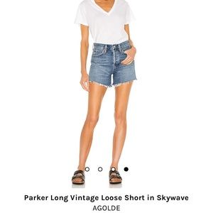 Agolde Parker long shorts
